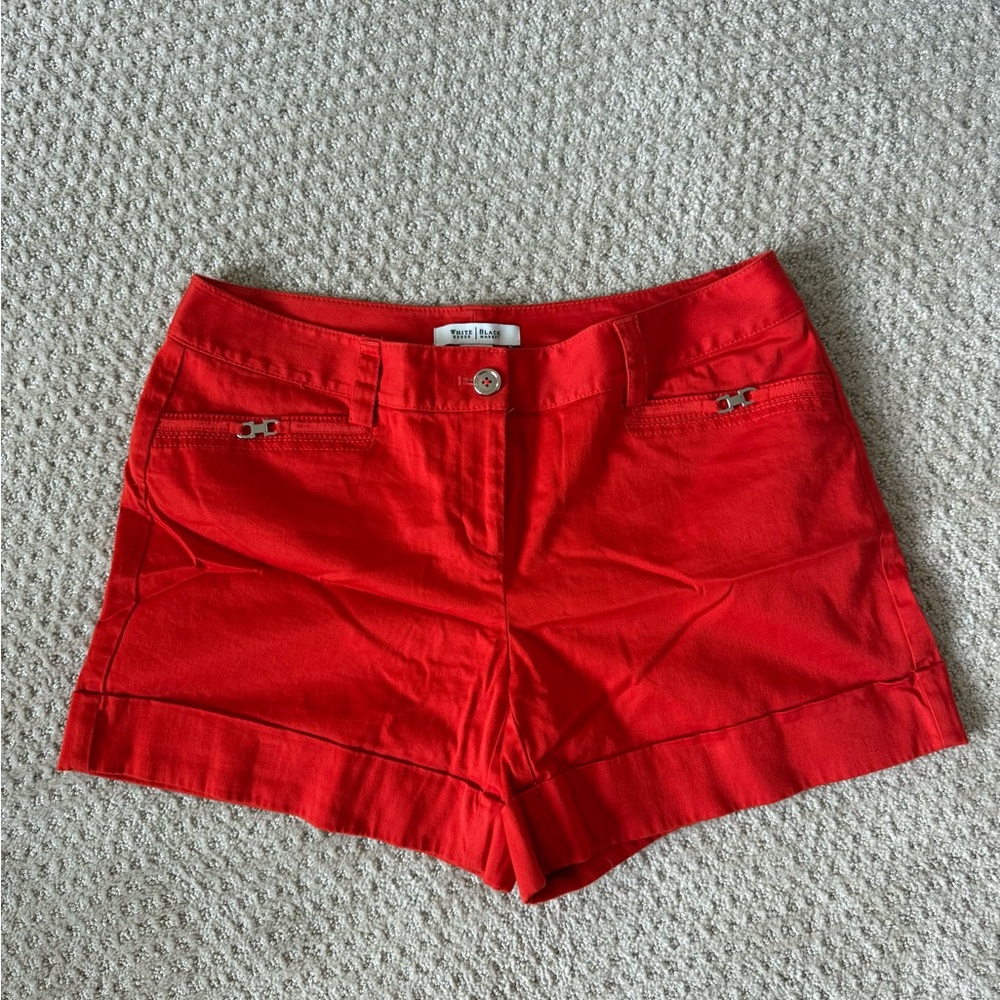 White House Black Market Women's Red Shorts